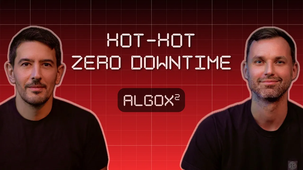 Matching-engine failover: hot-hot replicas on one tape