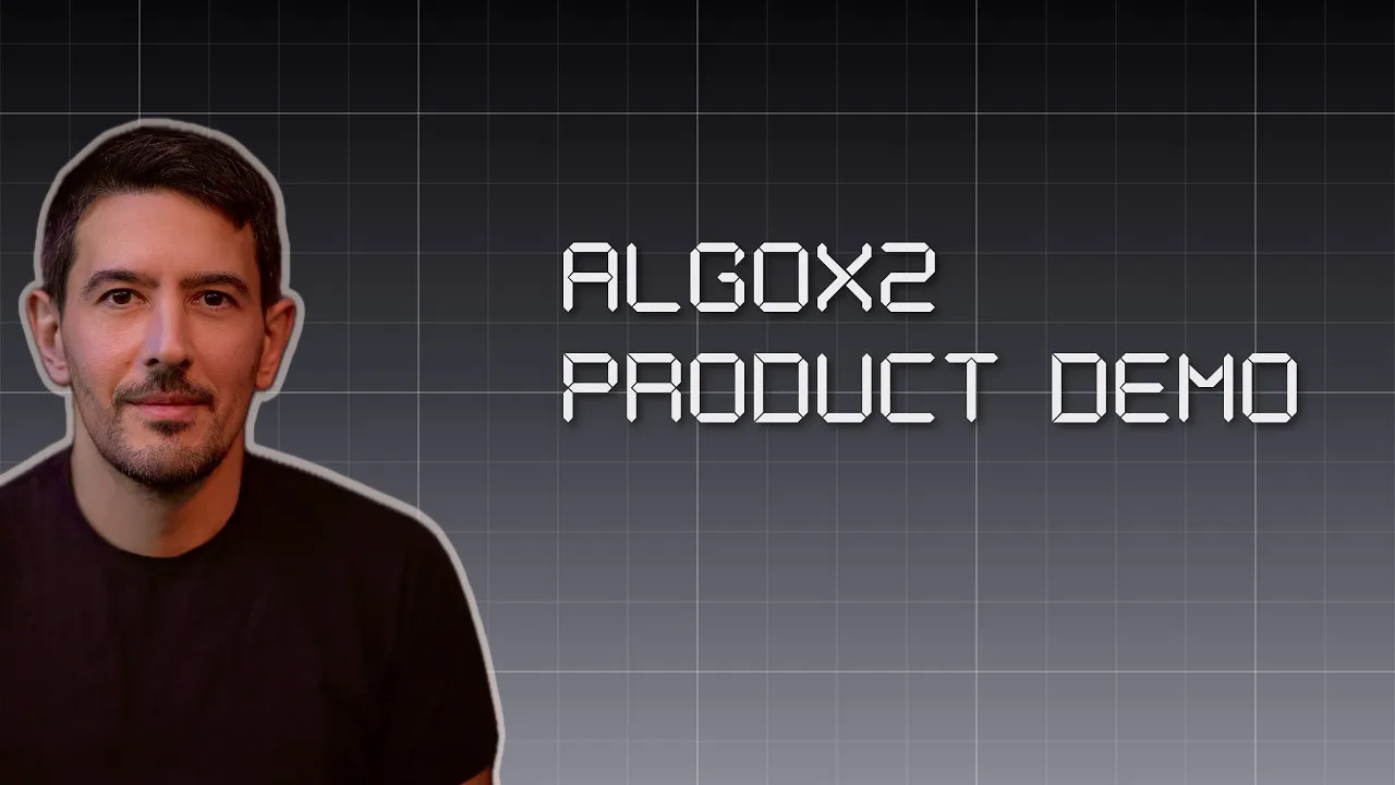 A Tour of the AlgoX2 Web Console
